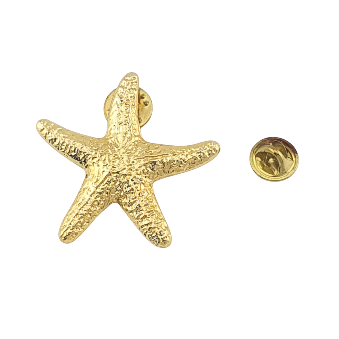 Broche Estrella de mar textura