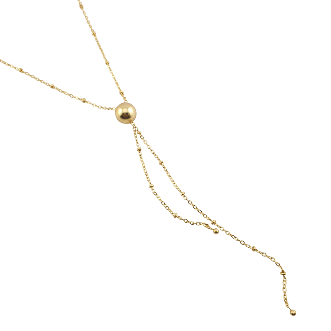 Lariat bola Cadena bolitas