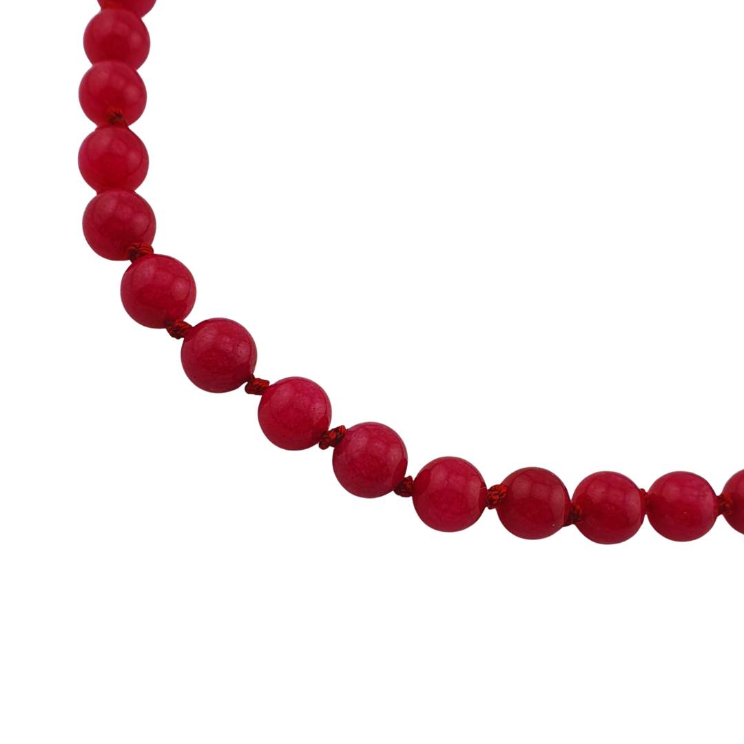 Collar turmalina cereza