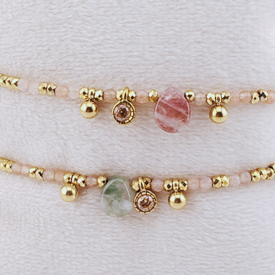 Pulsera hematita gota