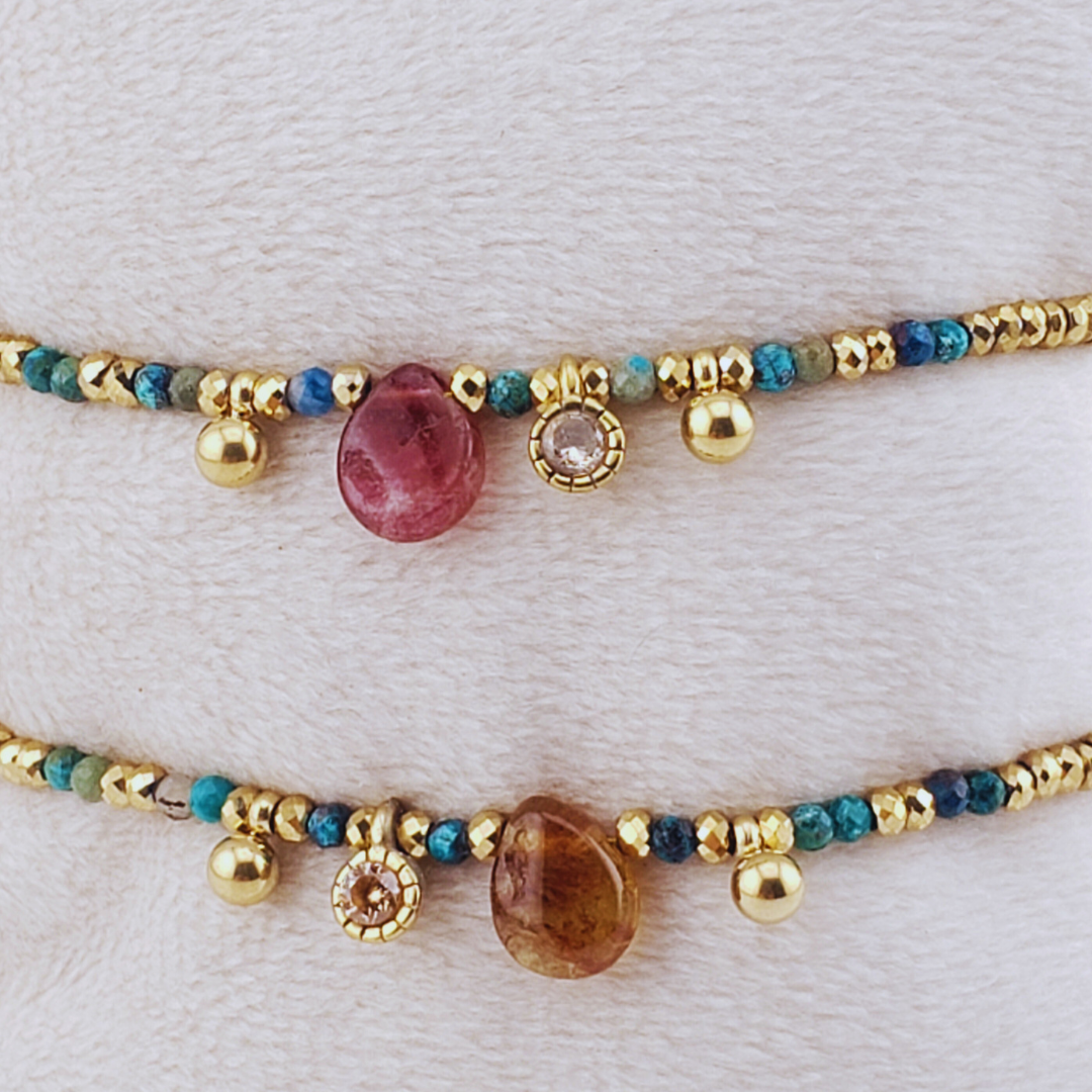 Pulsera hematita gota