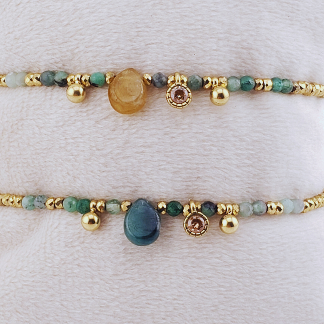 Pulsera hematita gota