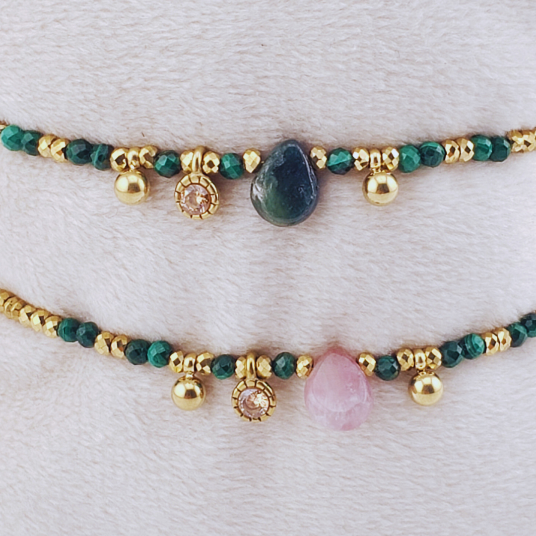 Pulsera hematita gota