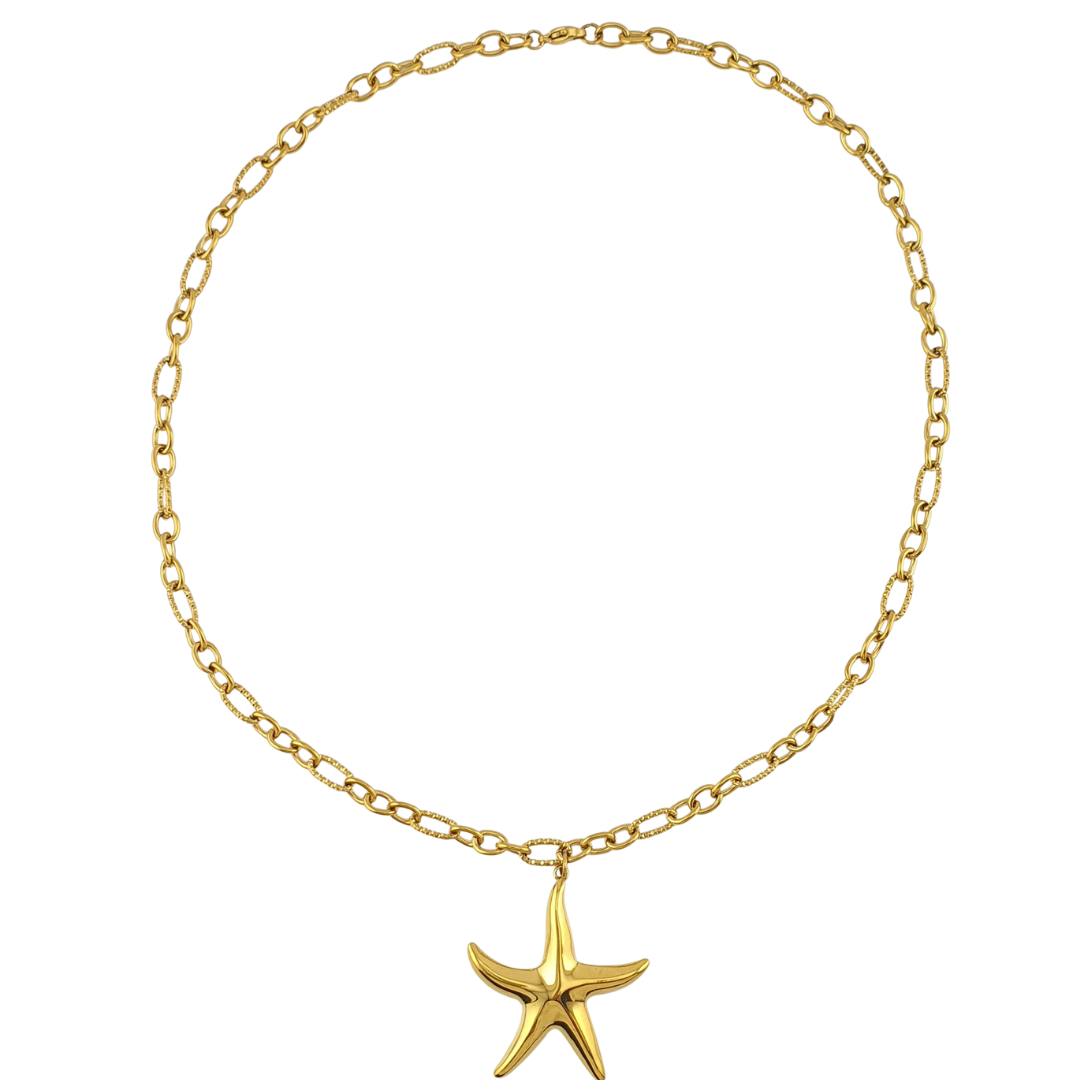 Cadena estrella de mar lisa