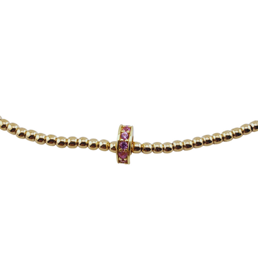 Choker aro circonias goldfilled