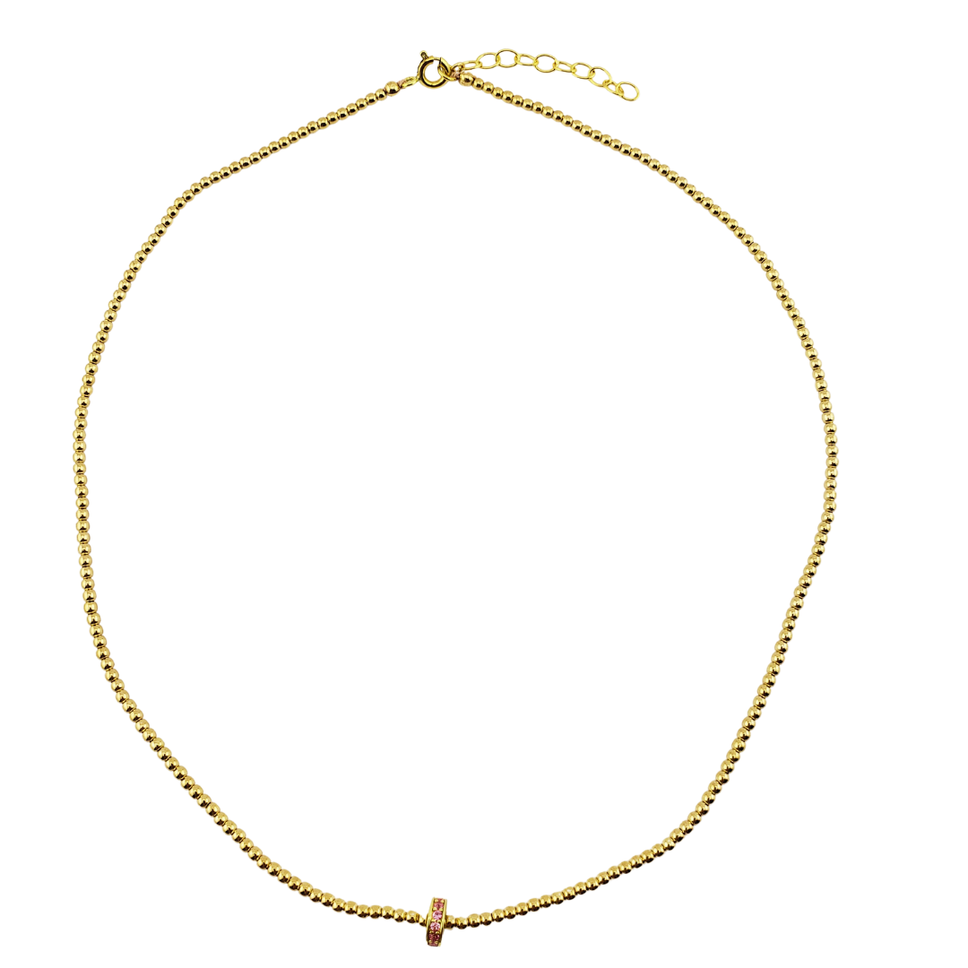 Choker aro circonias goldfilled