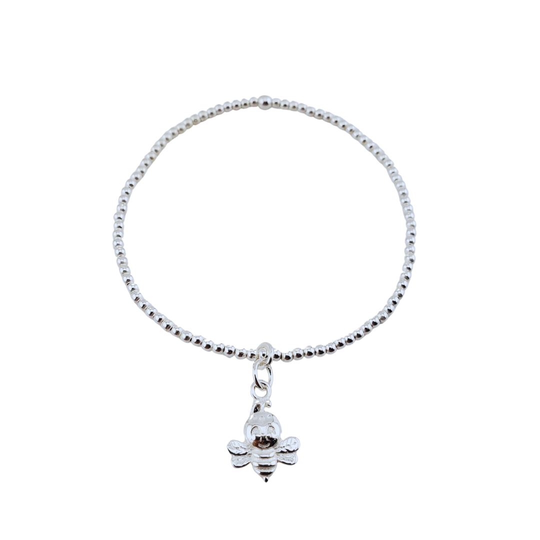 Pulsera bolitas abeja