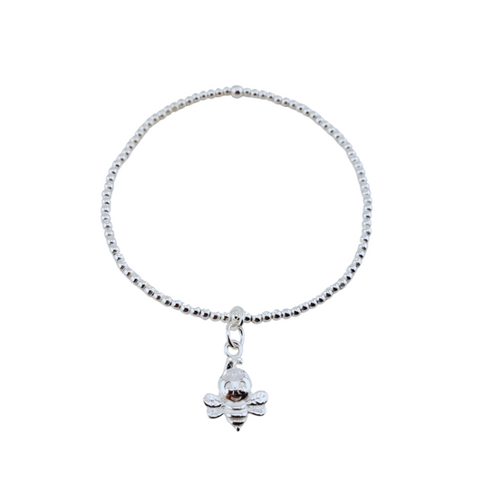 Pulsera bolitas abeja