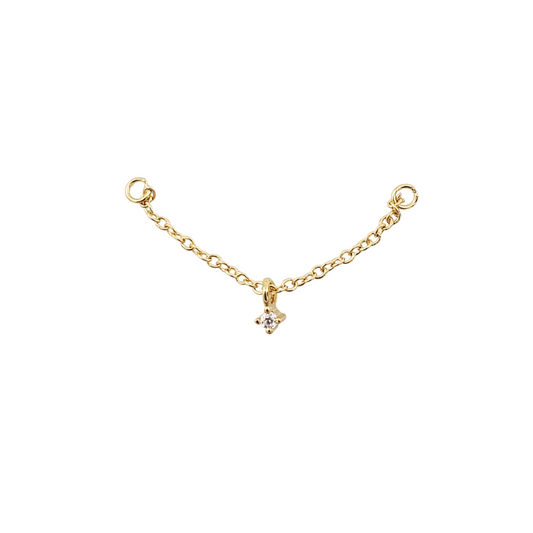 Cadena union 2 aretes punto.