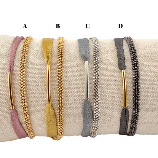 Pulsera liston bolitas