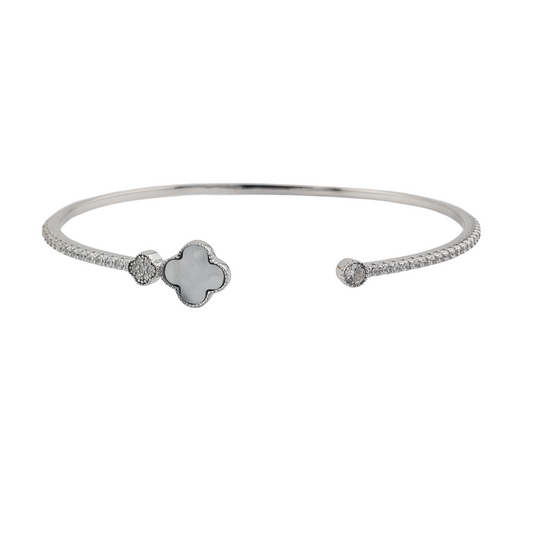 Pulsera brazalete trebol