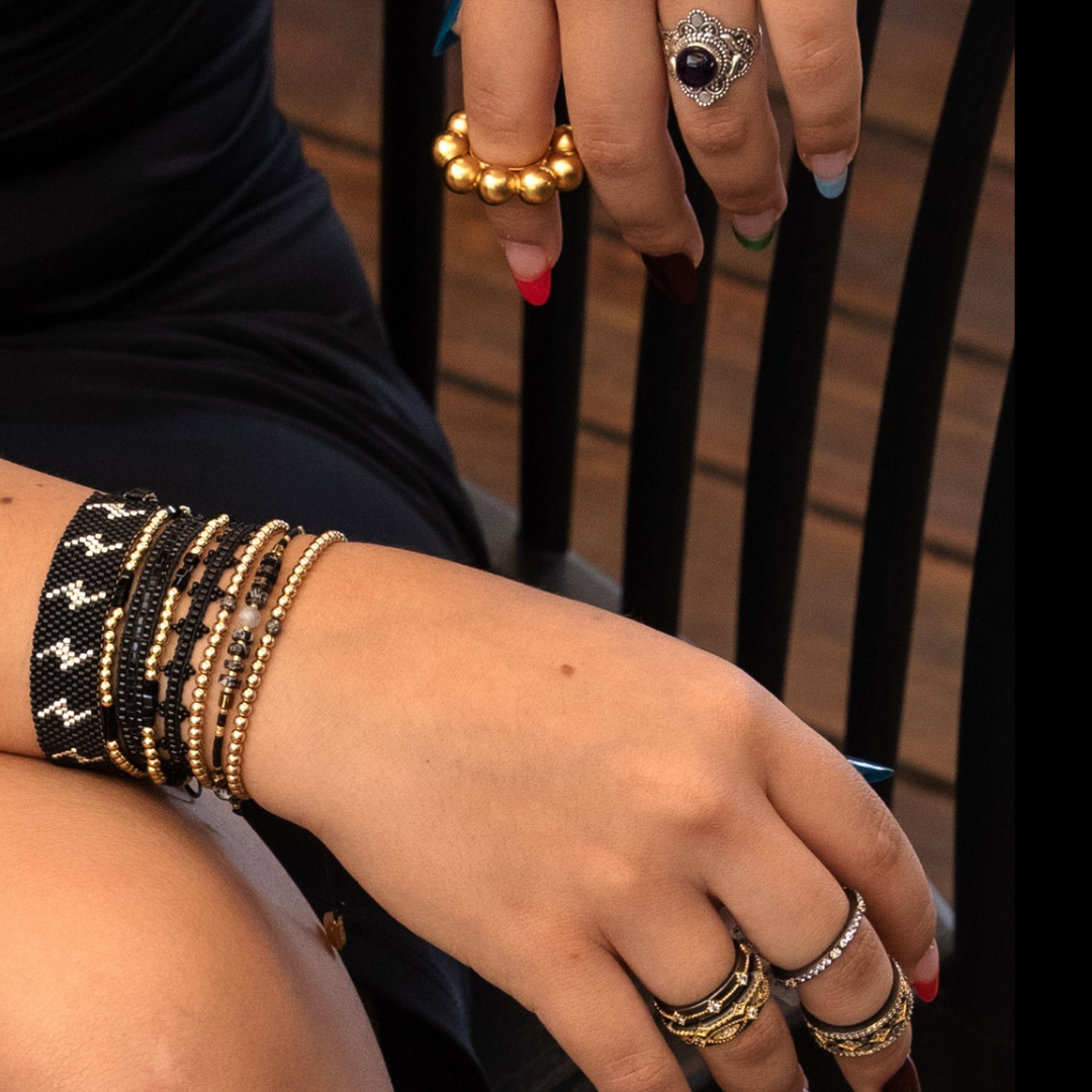 Pulsera piedra natural corte puca