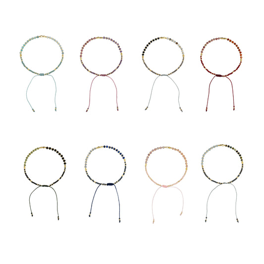 Pulsera piedras naturales y miyuki