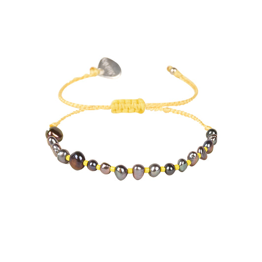 Pulsera Perlas Negras