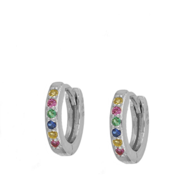 Arracada linea circonia colores