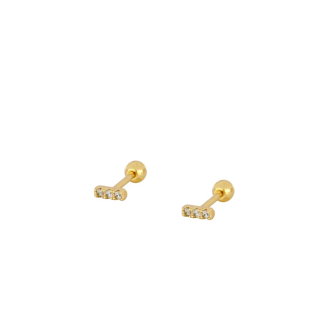Arete micro barrita bolita