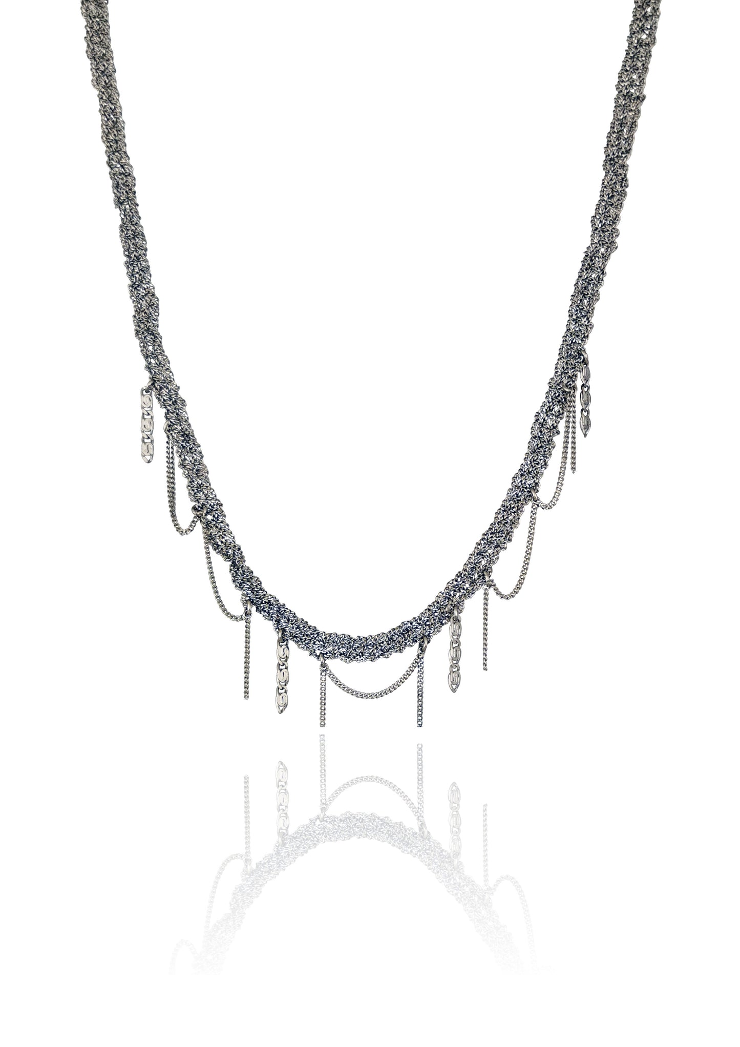 Cadena trenzada con cadenas en U
