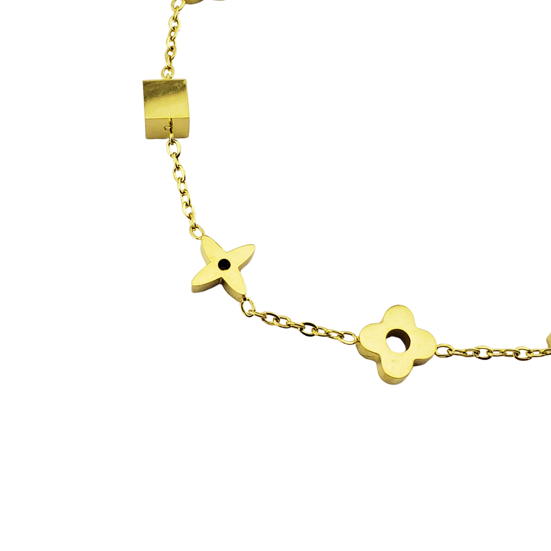 Pulsera formas en cadena