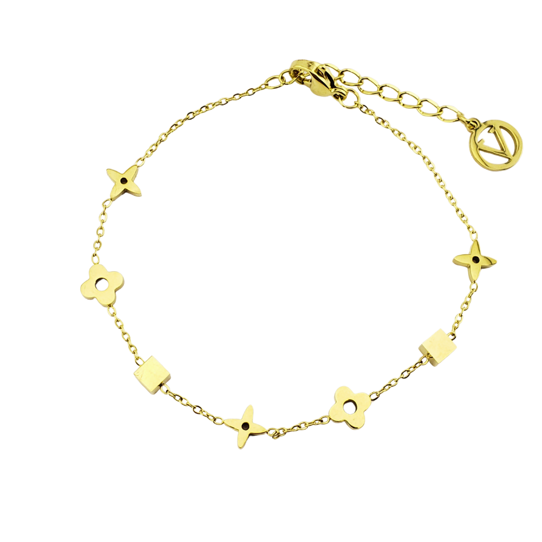 Pulsera formas en cadena
