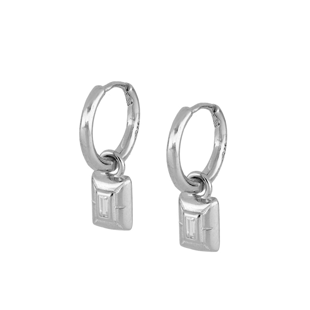 Huggie Rectangulo y Baguette