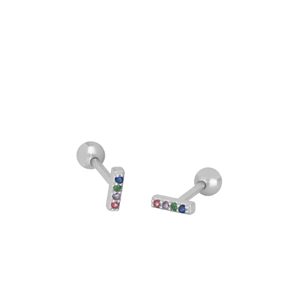 Arete micro barrita bolita