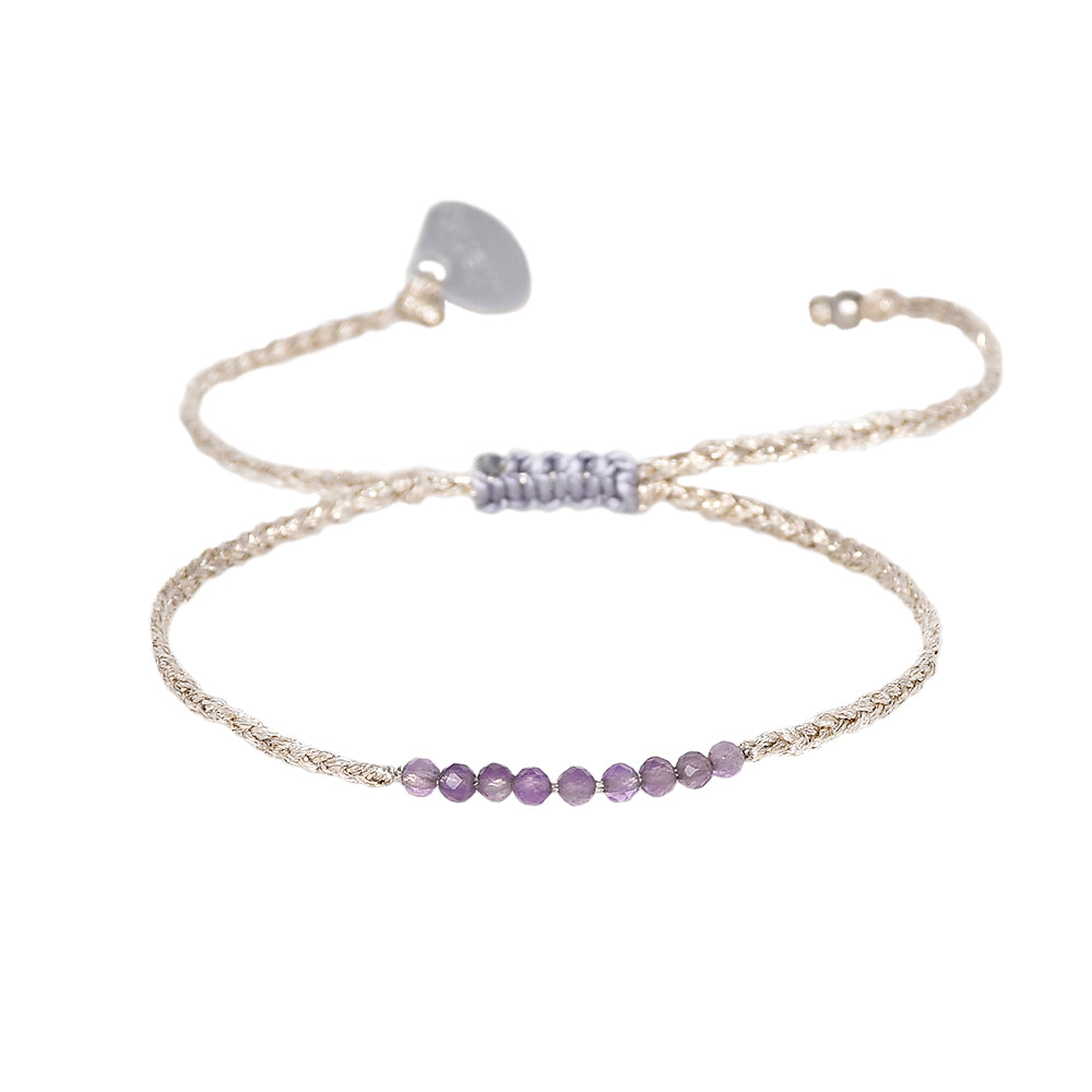 Pulsera hilo metalizado