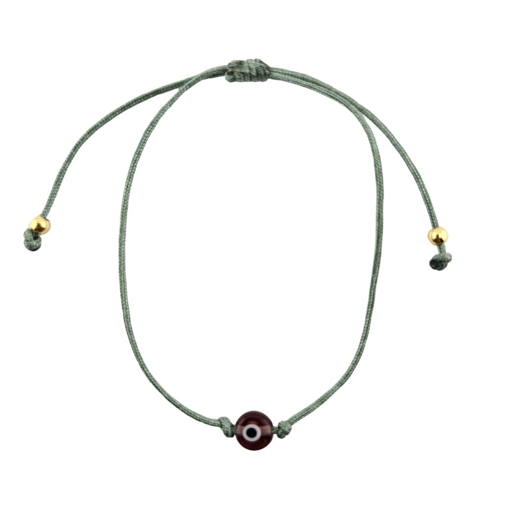 Pulsera con ojo de hilo ajustable
