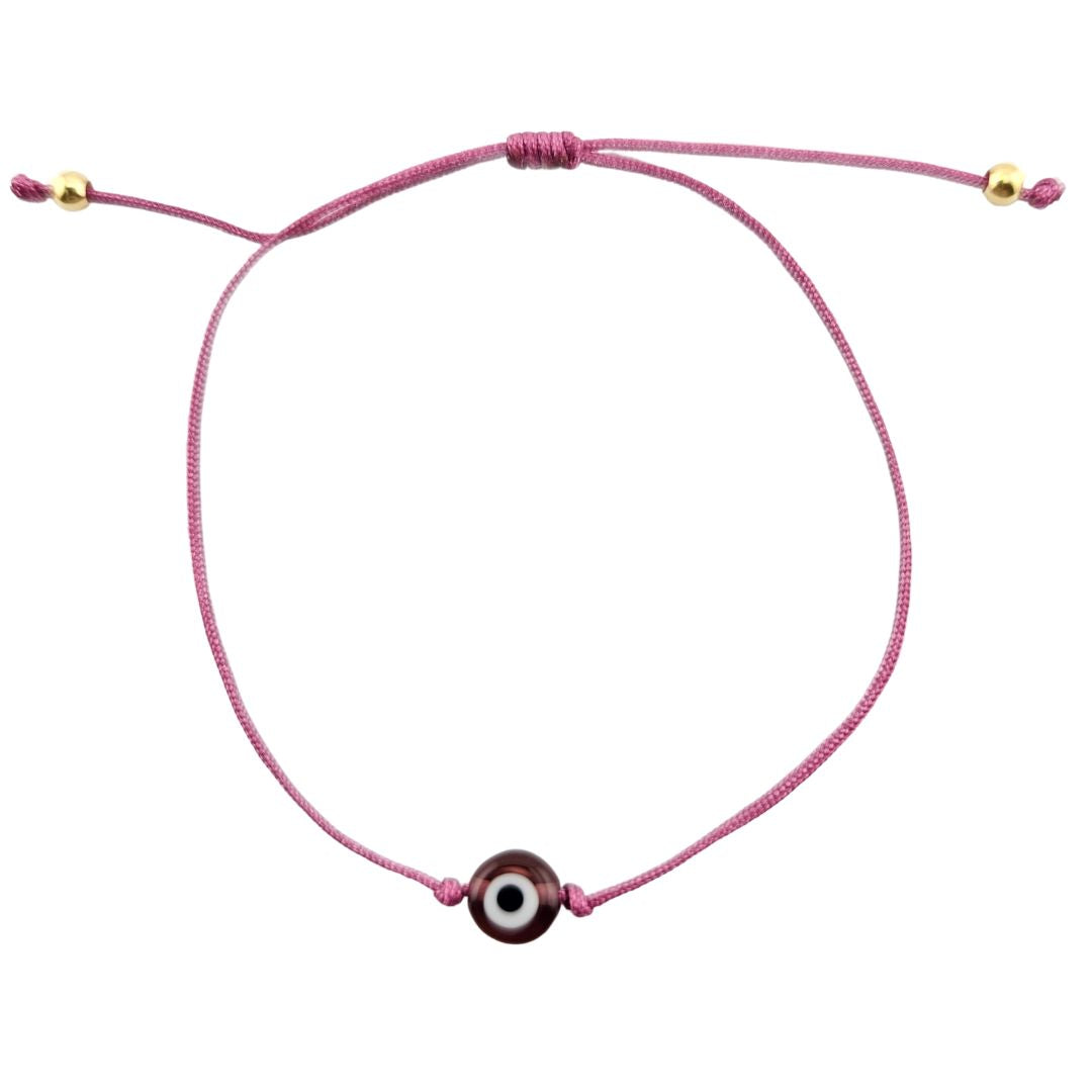 Pulsera con ojo de hilo ajustable