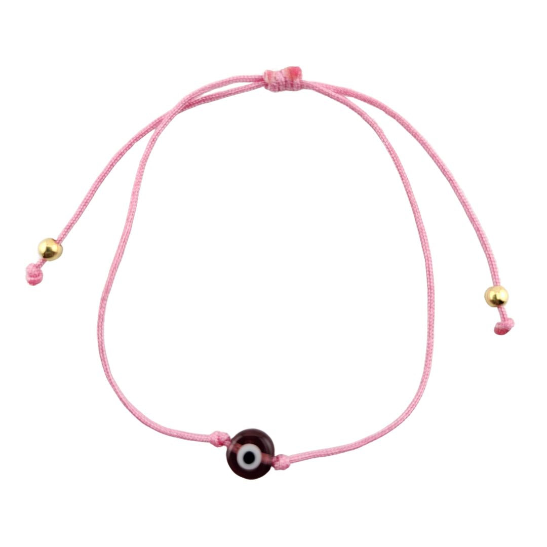 Pulsera con ojo de hilo ajustable