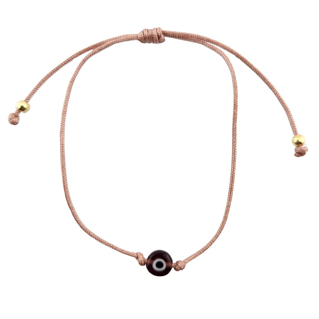 Pulsera con ojo de hilo ajustable