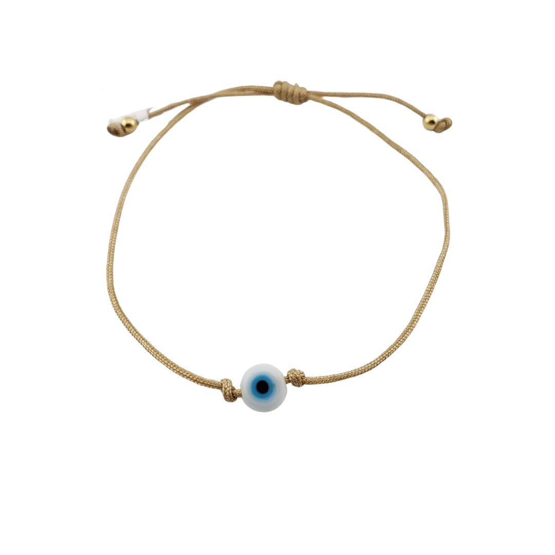 Pulsera con ojo de hilo ajustable