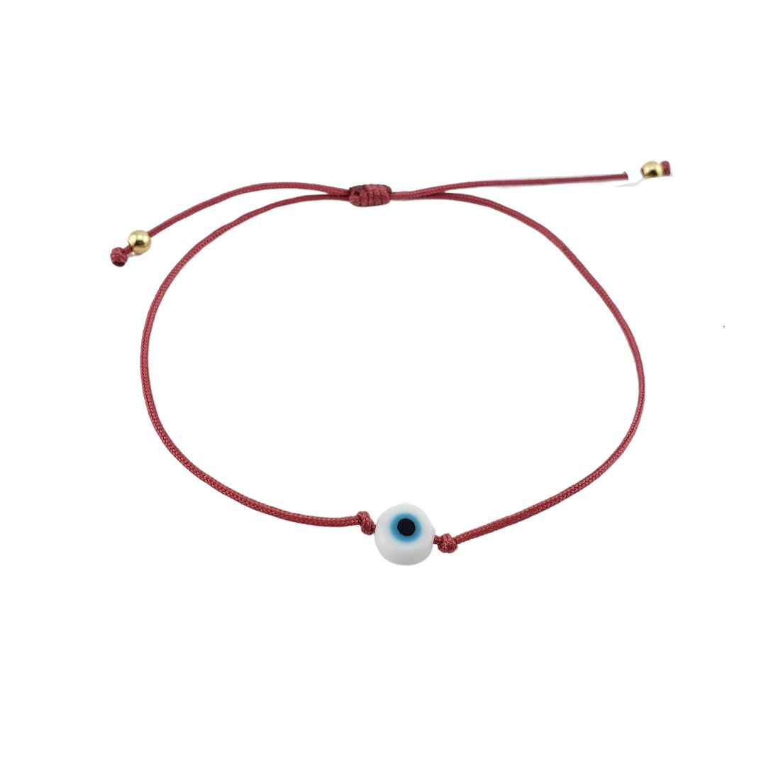 Pulsera con ojo de hilo ajustable