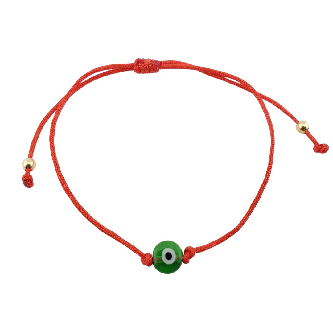 Pulsera con ojo de hilo ajustable