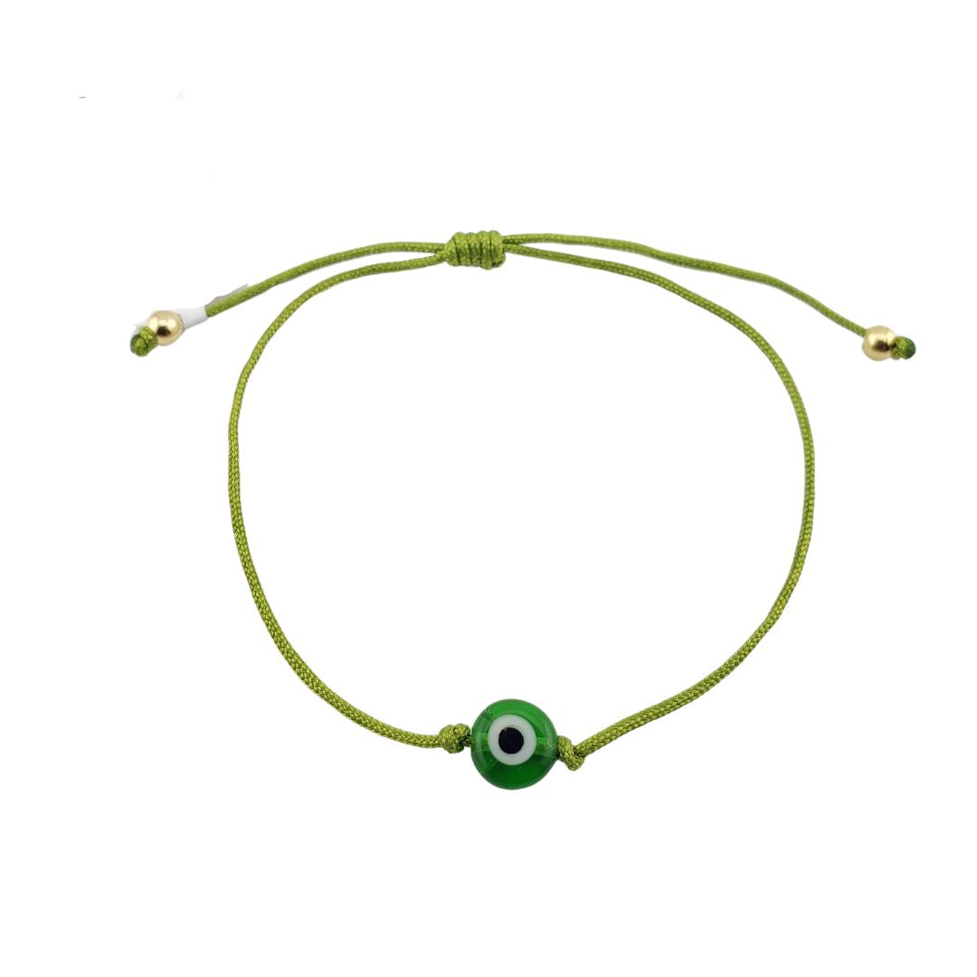 Pulsera con ojo de hilo ajustable
