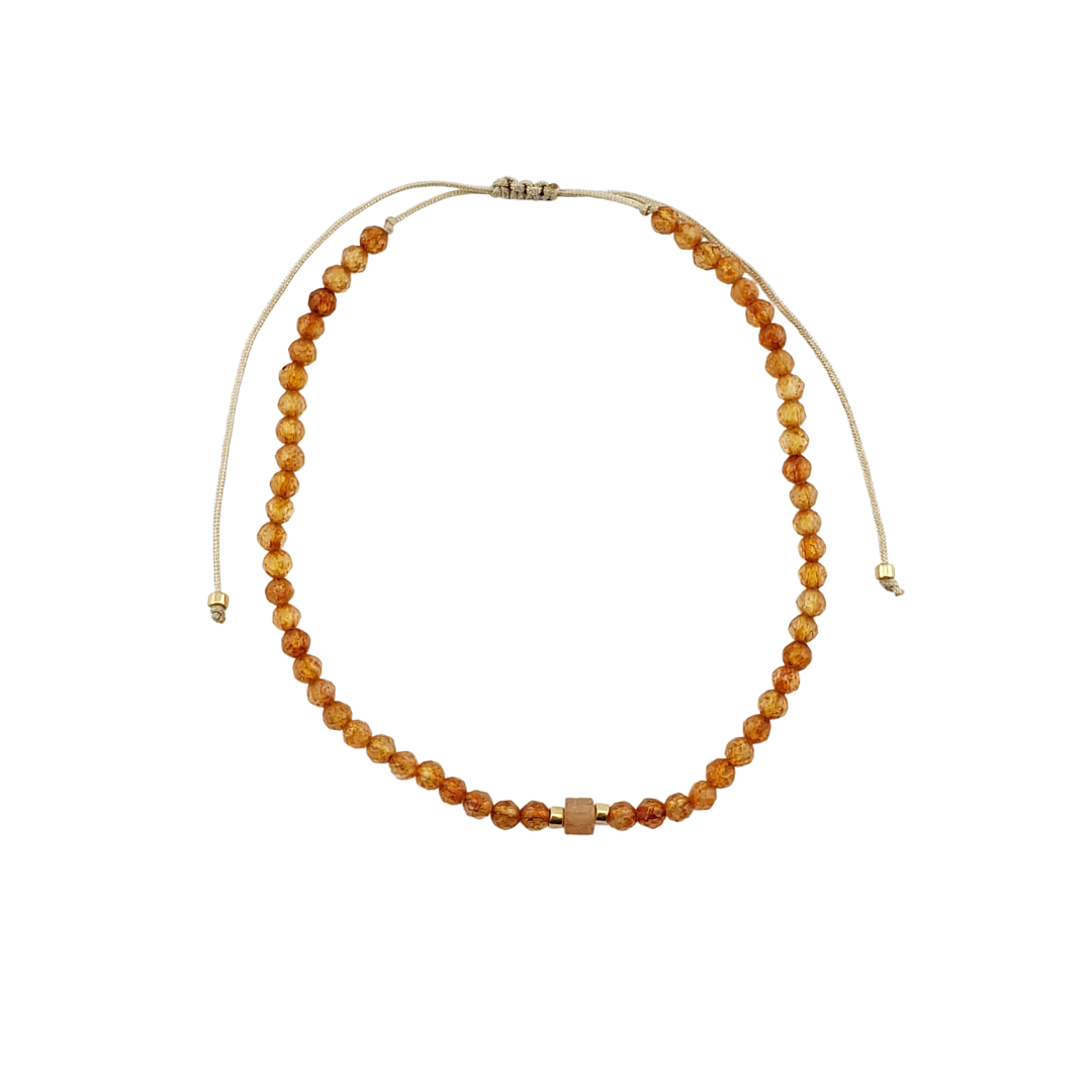 Pulsera hilo piedras naturales