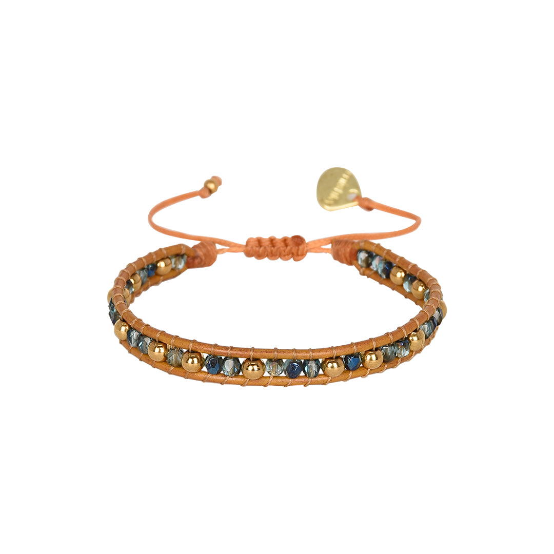 Pulsera de piel firepolish