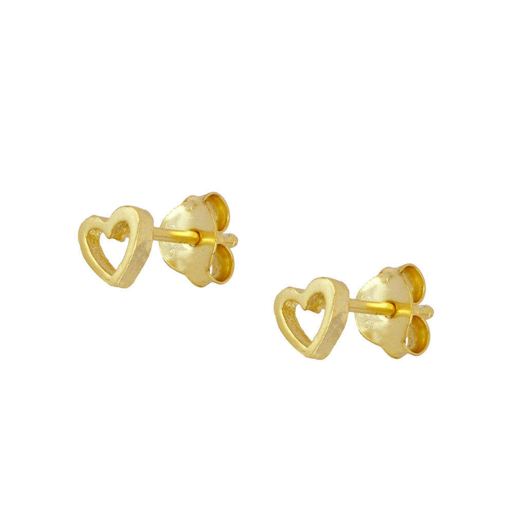 Arete corazon vacio liso