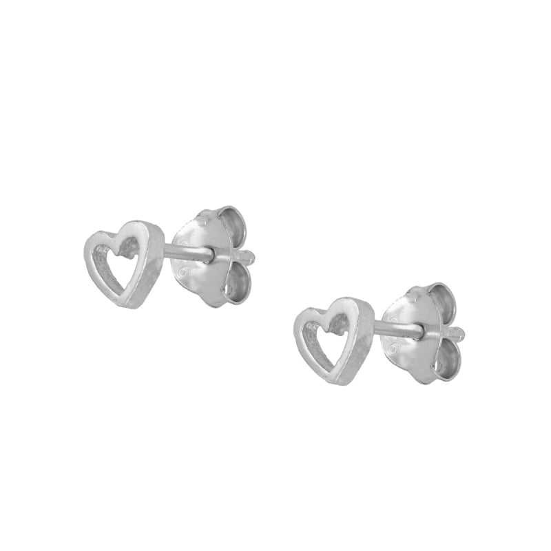 Arete corazon vacio liso