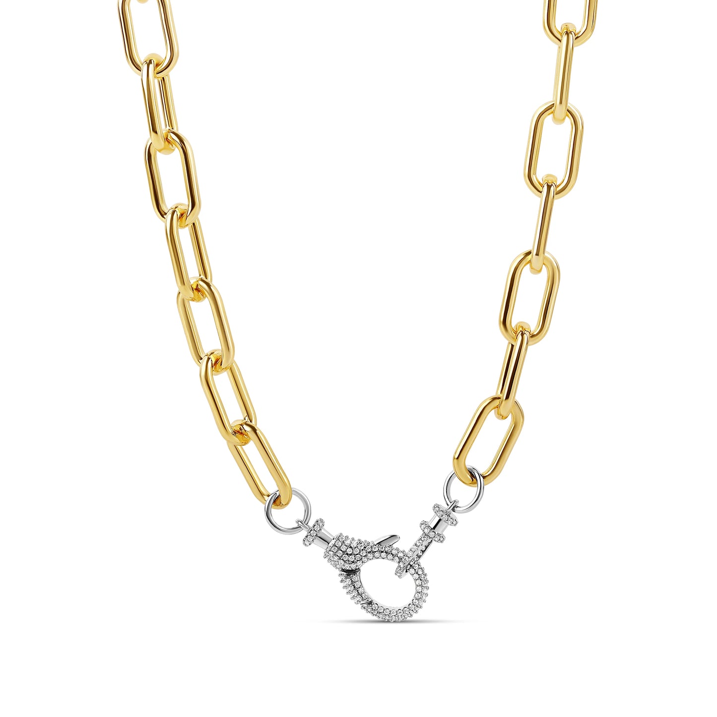 Cadena link chunky con broche