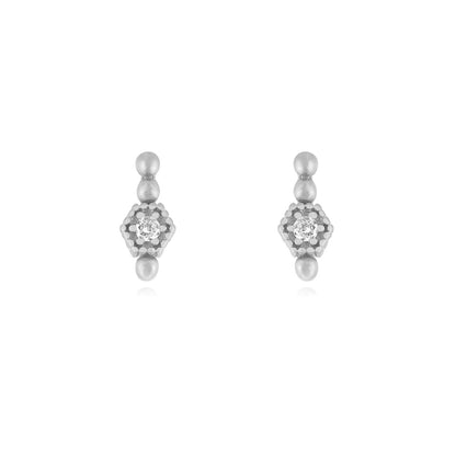 Arete hexagono central 3 bolitas