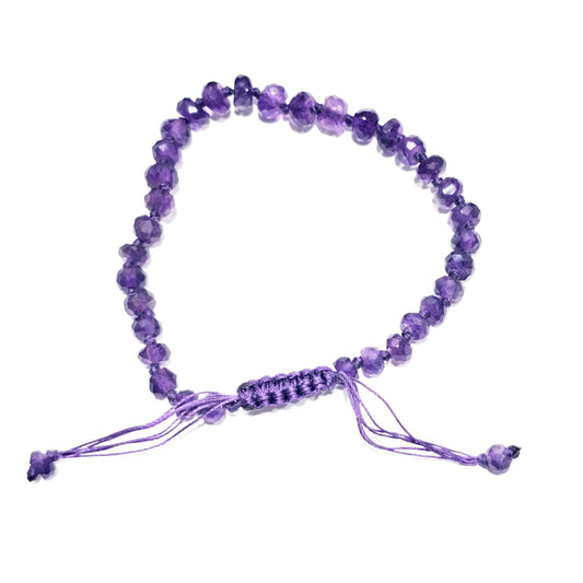 Pulsera Amatista Hilo