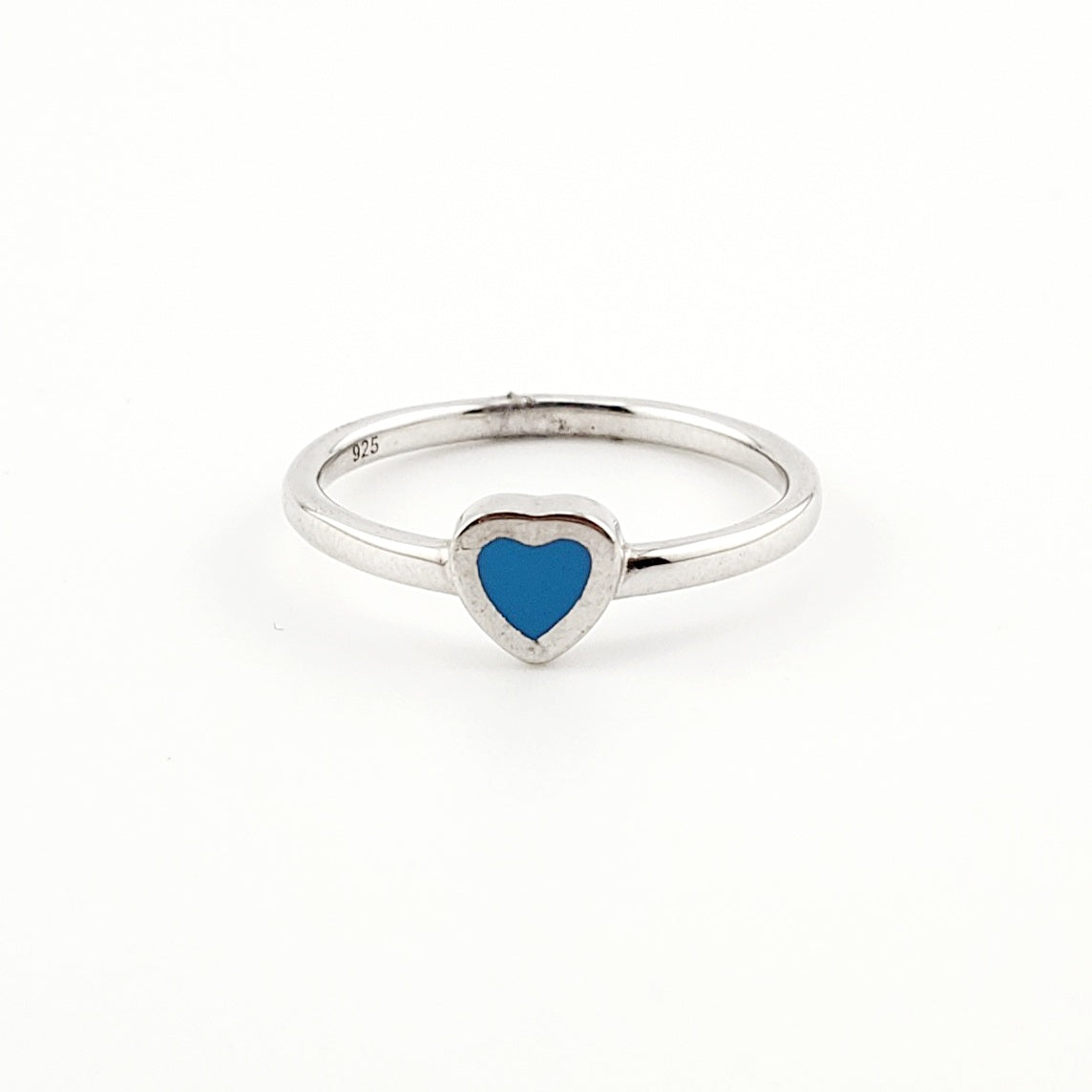 Anillo corazon pintado