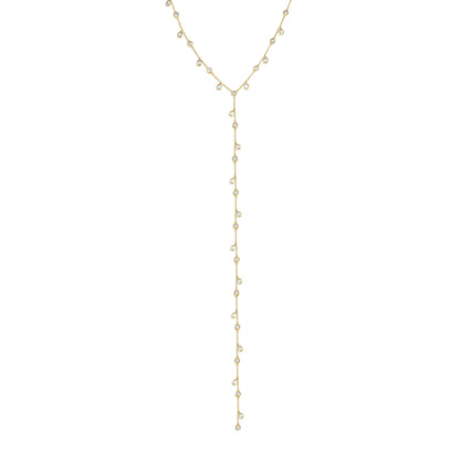 Lariat burbujas y gotas colgantes