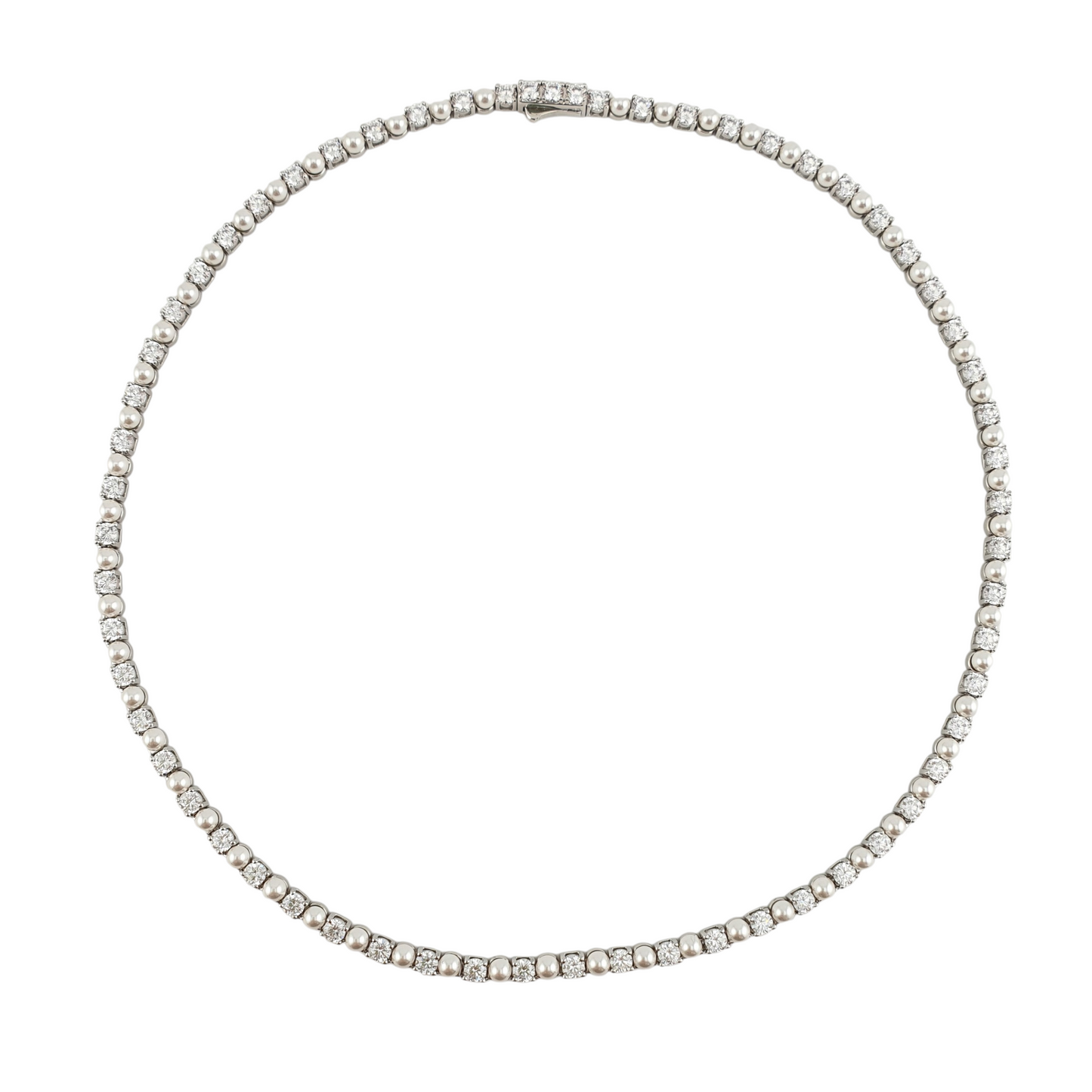 Choker tennis y perla