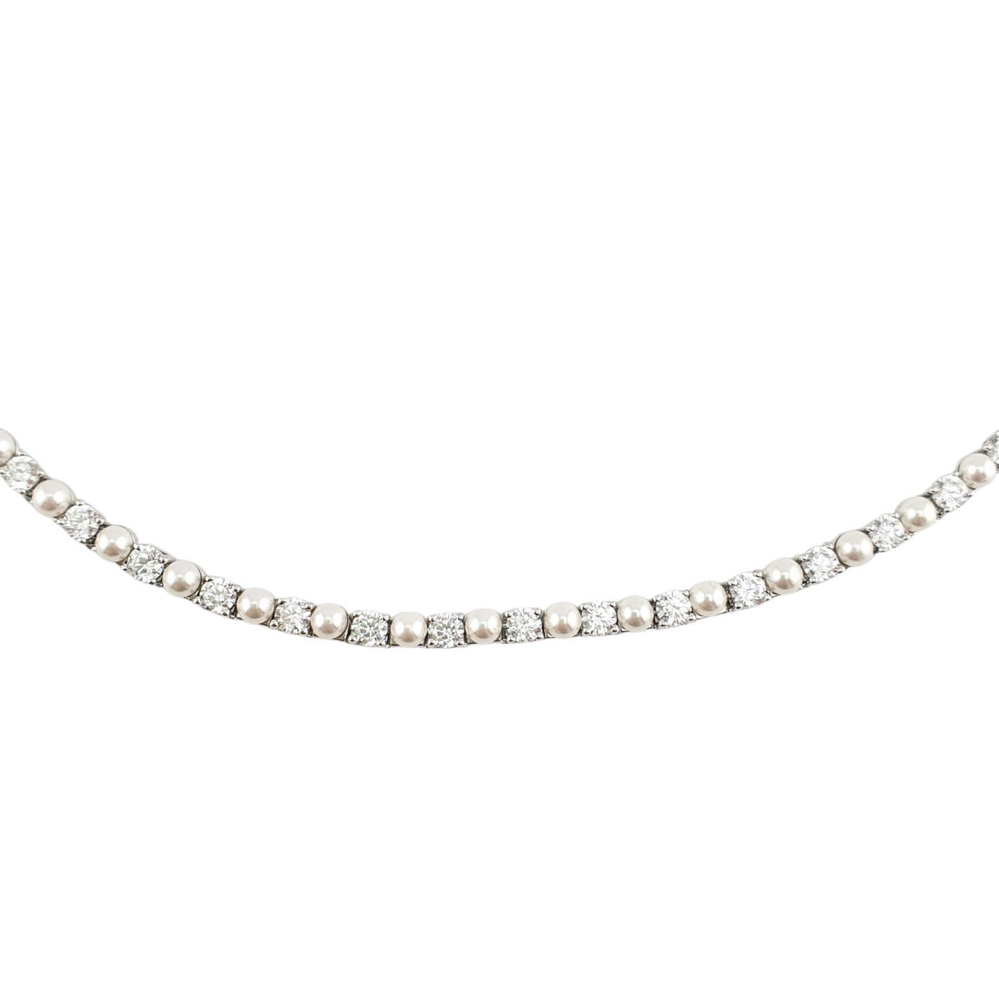 Choker tennis y perla
