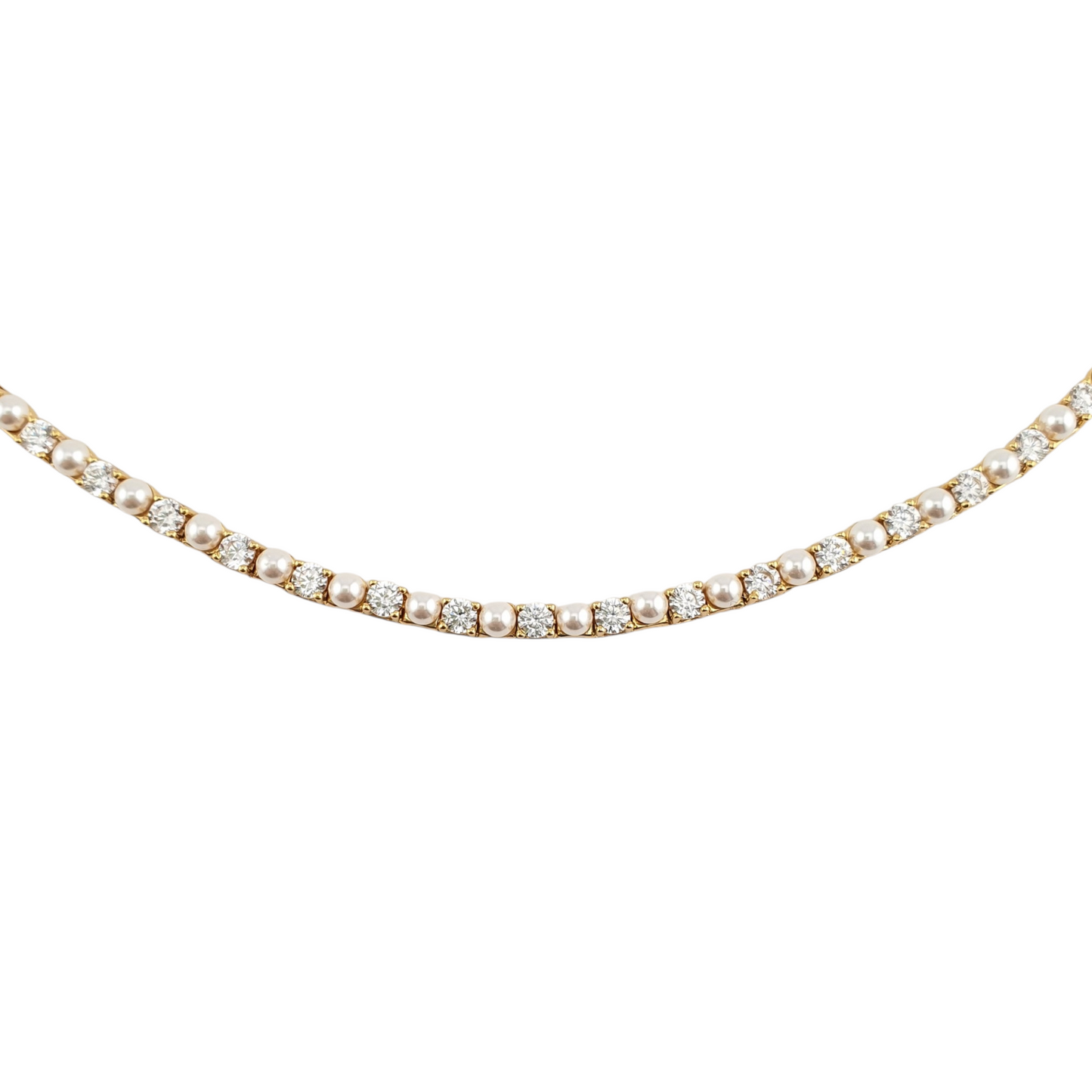 Choker tennis y perla