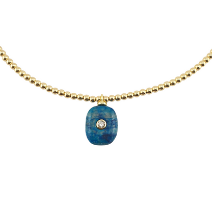 Collar bolitas  Gold filled