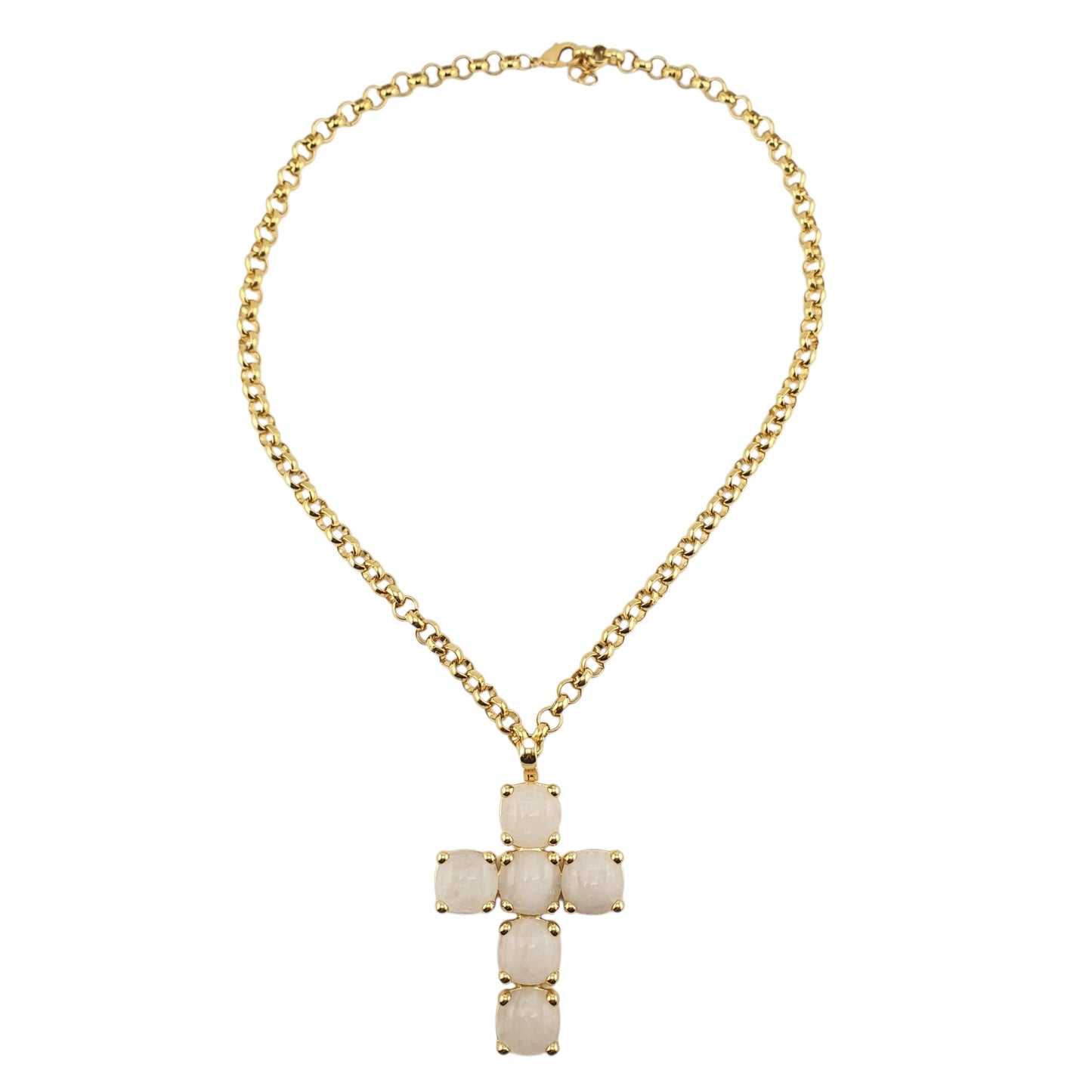 Collar cruz cuarzo