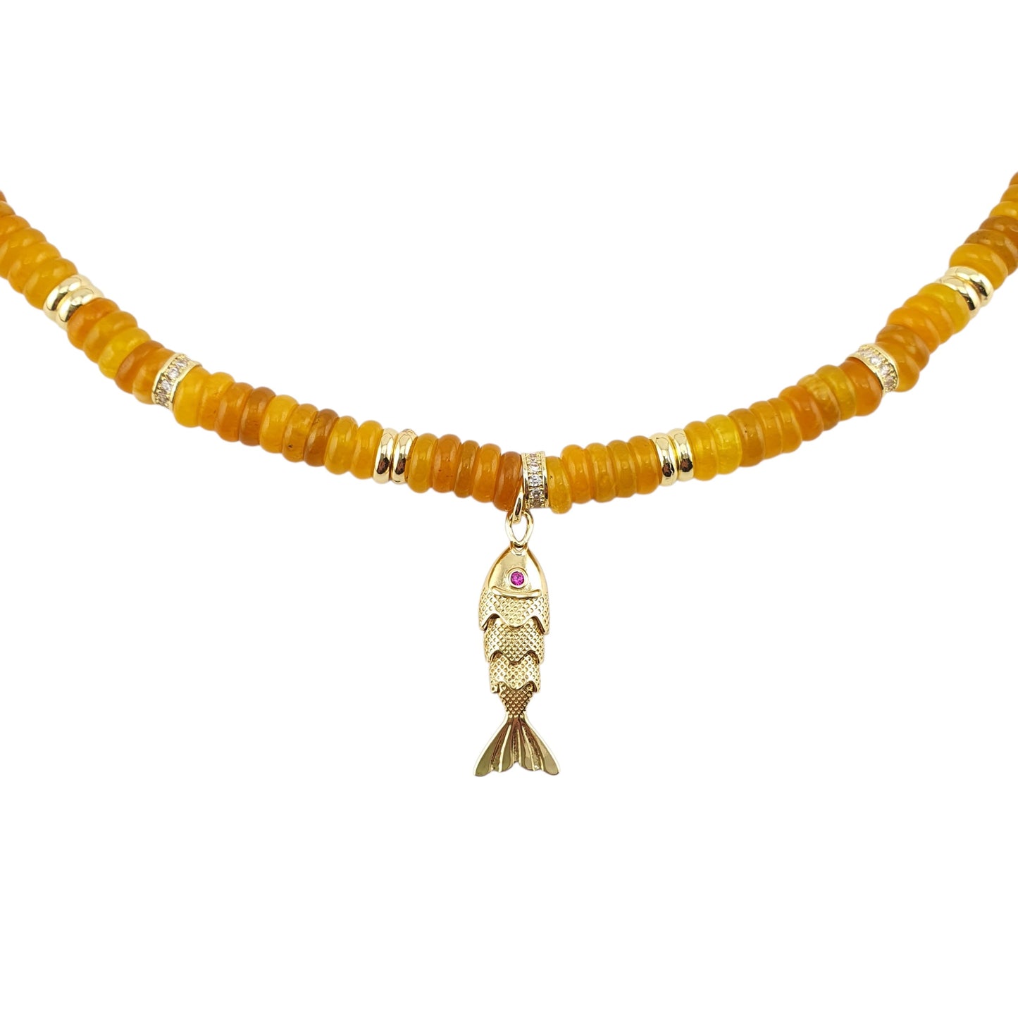 Choker Pukka aventurina pez movible