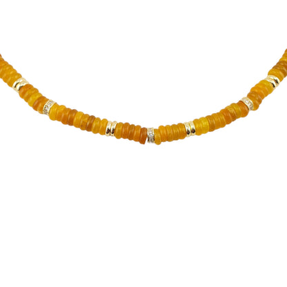 Choker pukka aventurina naranja